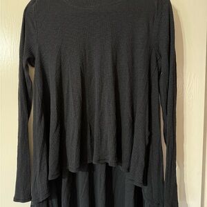lululemon athletica Black Layered Long Sleeve Top